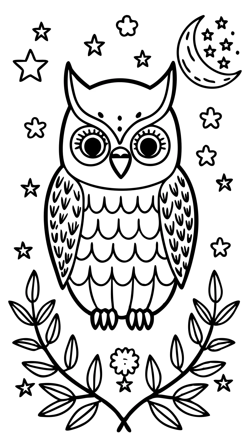 coloriages de hibou